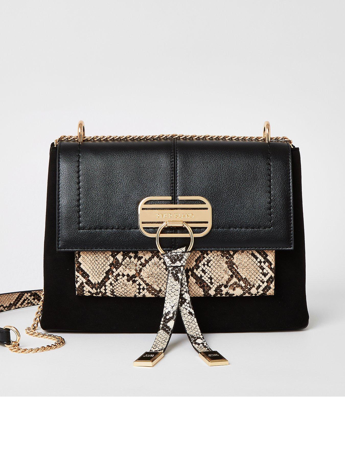 river island big shoulder bags