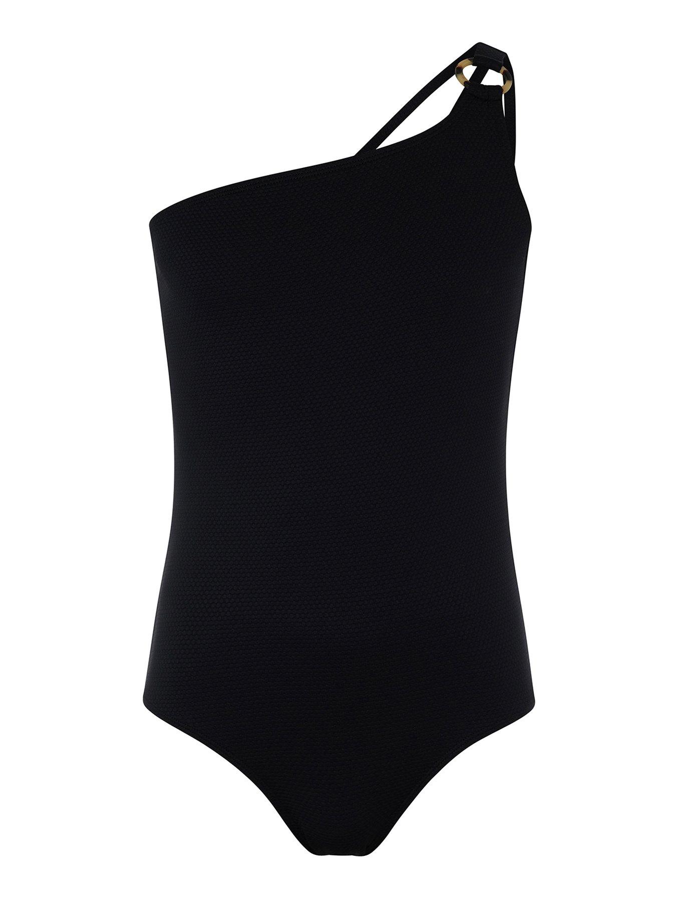 Monsoon Girls Storm Rhia Resin One Shoulder Swimsuit review