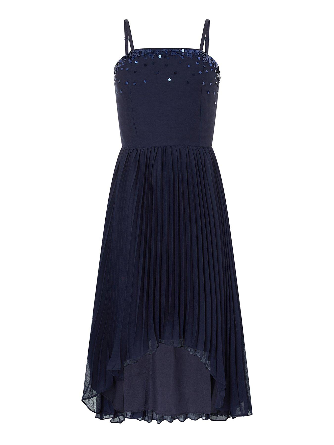 Monsoon Girls Vienna Pleated Hanky Hem Prom Dress review