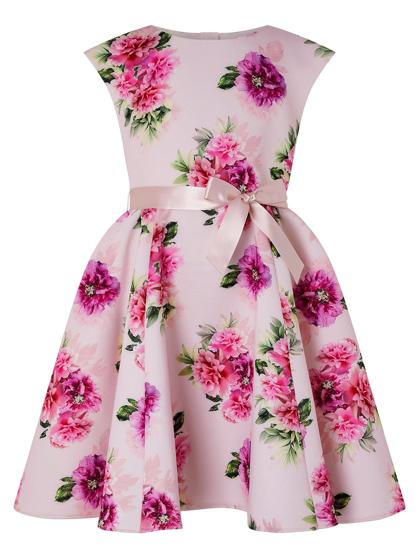 Monsoon Girls Deena Floral Print Scuba Dress review