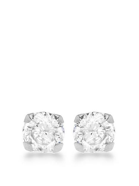 love-gold-9ct-white-gold-5mm-round-cubic-zirconia-stud-earrings