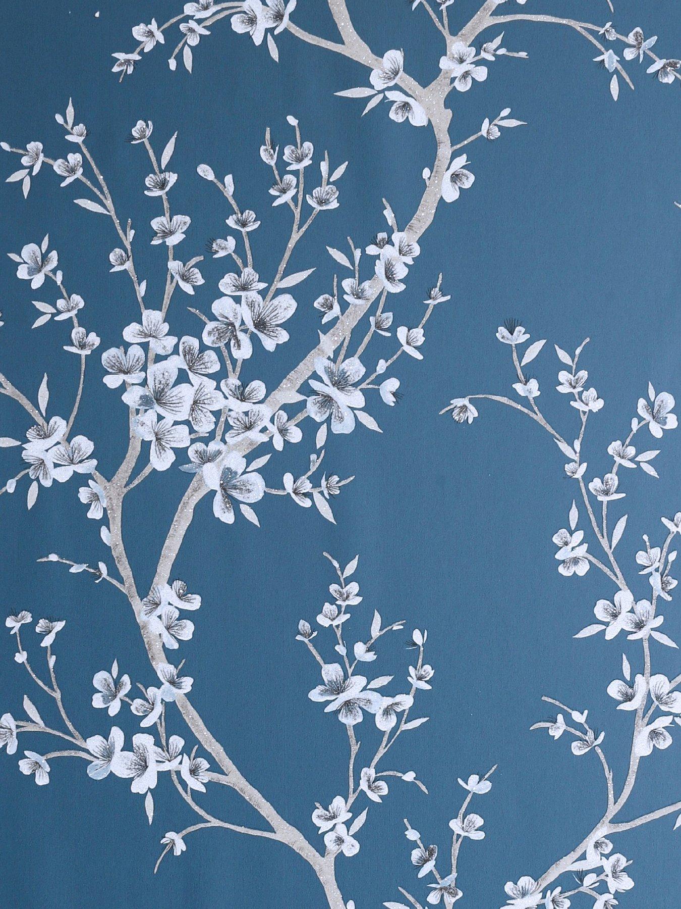 Product photograph of Arthouse Floral Trail Glitter Wallpaper from very.co.uk