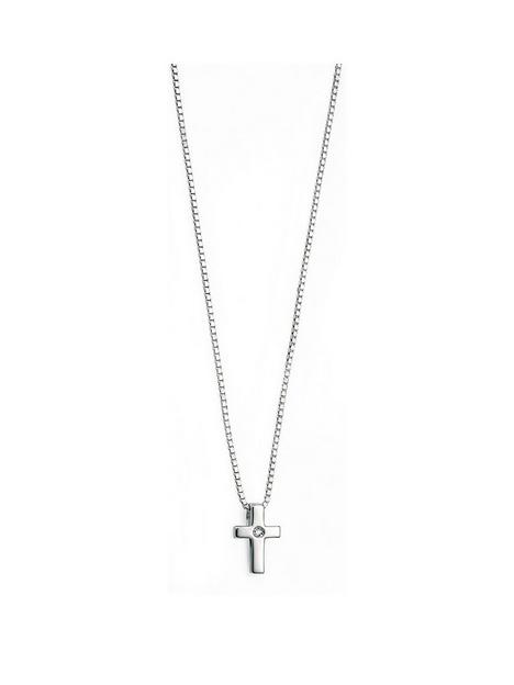 d-for-diamond-sterling-silver-childrens-cross-pendant-necklace