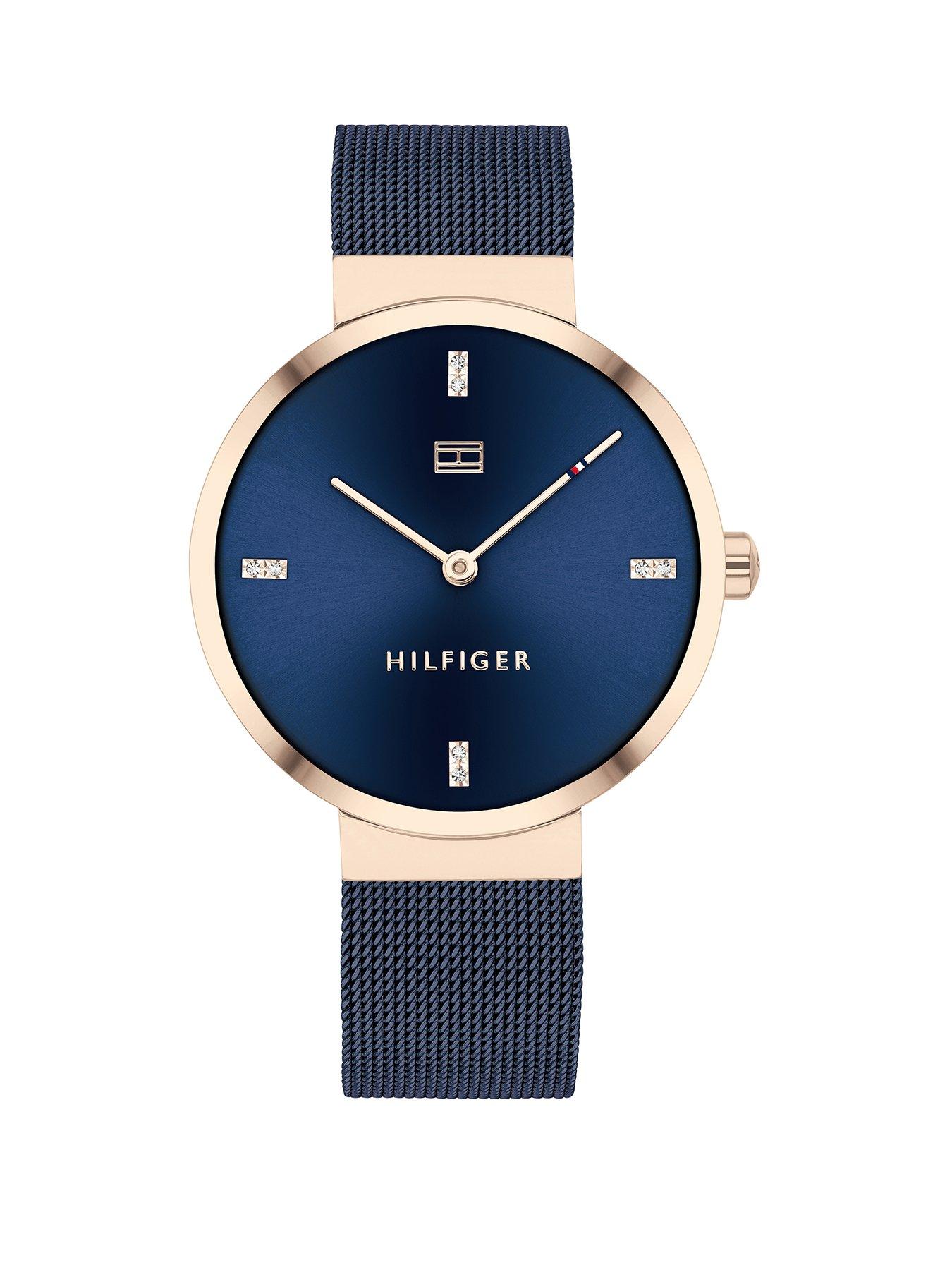 tommy hilfiger ladies mesh watch