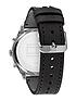  image of tommy-hilfiger-ashton-black-leather-strap-black-sunray-dial-mens-watch