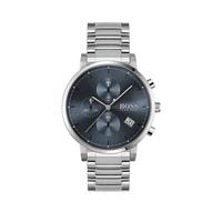 BOSS Integrity Stainless Steel Bracelet Blue Chronograph Dial Watch ...