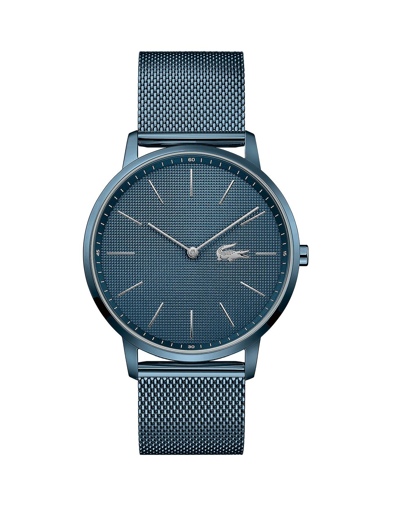 Lacoste Moon Ice Blue Mesh Bracelet Blue Dial Mens Watch review