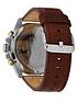 tommy-hilfiger-decker-brown-leather-strap-navy-dial-watchoutfit