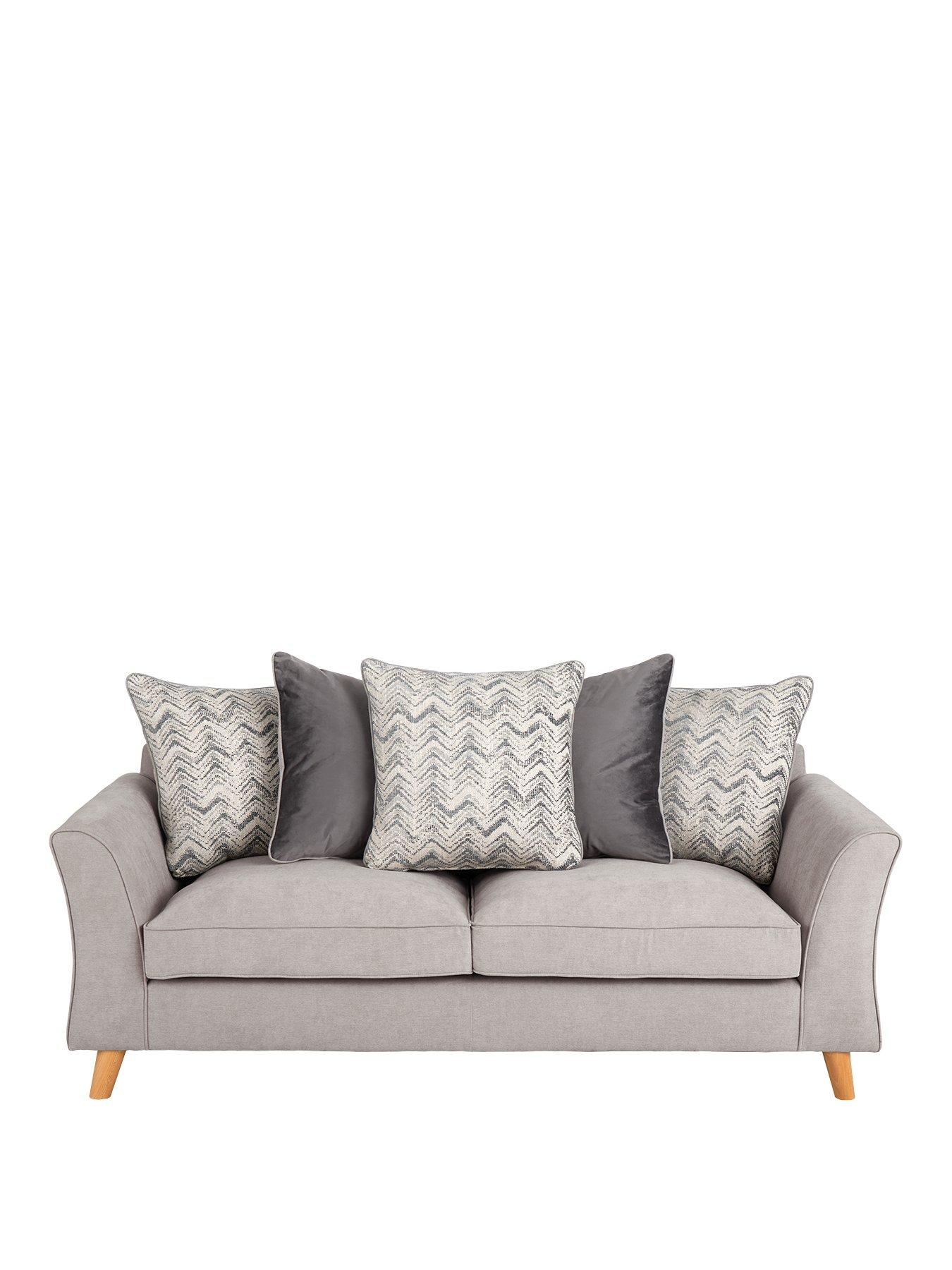 Legato Fabric Scatter Back 3 Seater Sofa review