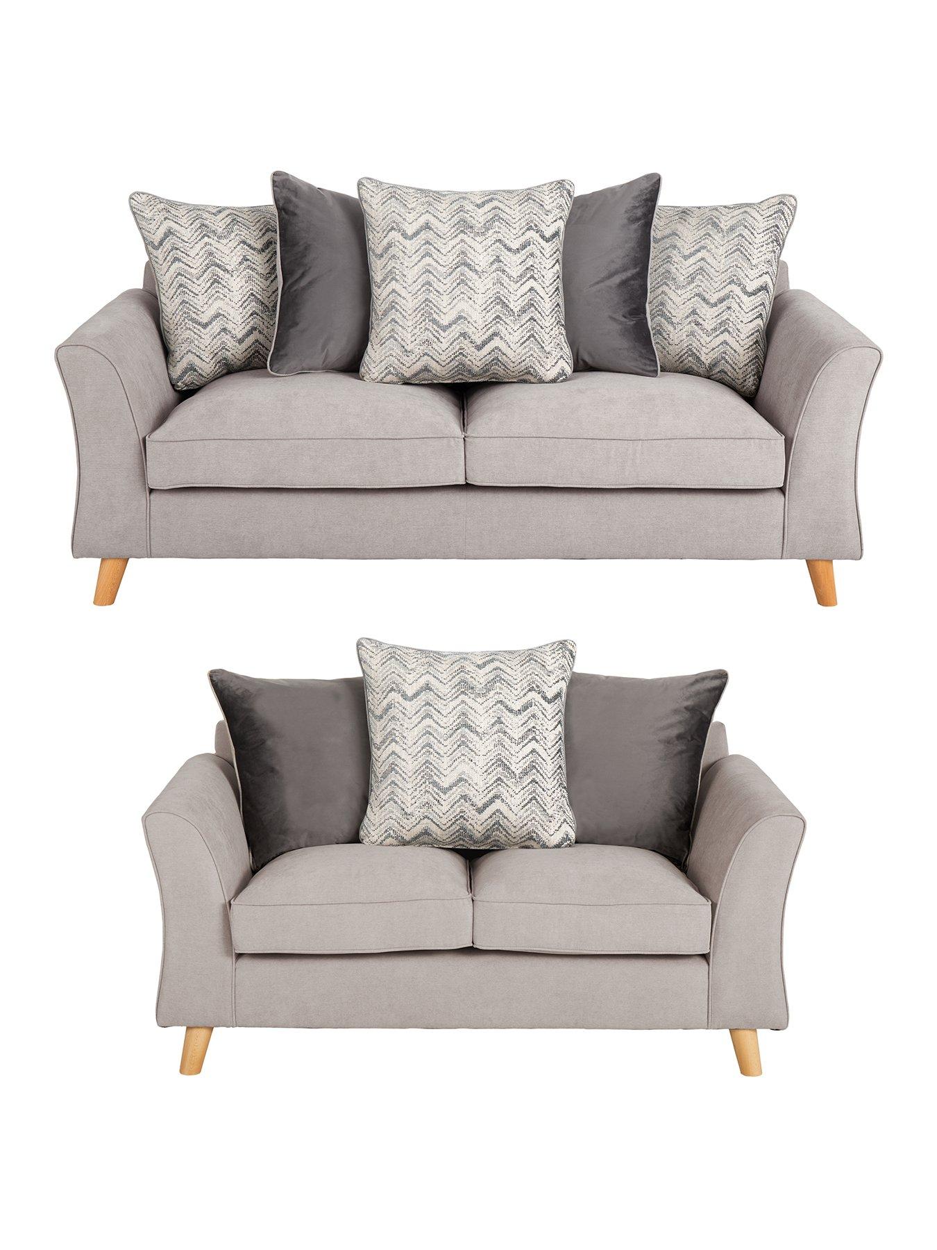 Legato Fabric 3 Seater + 2 Seater Scatter Back Sofa Set (But And Save!) review