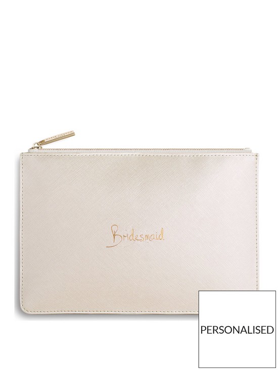 front image of katie-loxton-bridesmaid-perfect-pouch