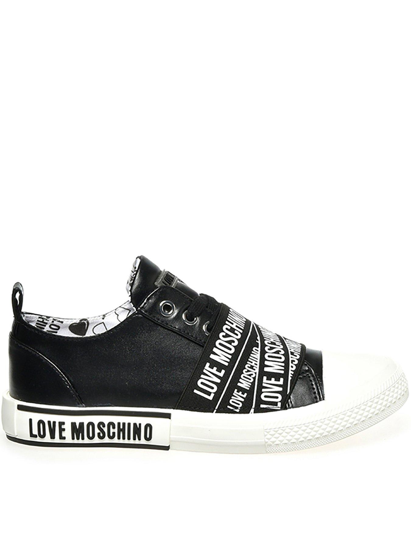 moschino white trainers