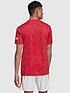  image of adidas-manchester-united-mens-2021-home-shirt-red