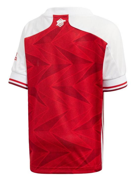 back image of adidas-arsenal-infant-202021-home-mini-kit-red
