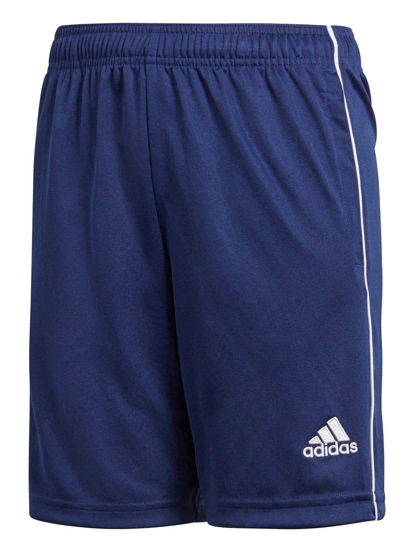 adidas Kids Core 18 Short - Dark Blue, Dark Blue, Size 5-6 Years|5-6 YEARS