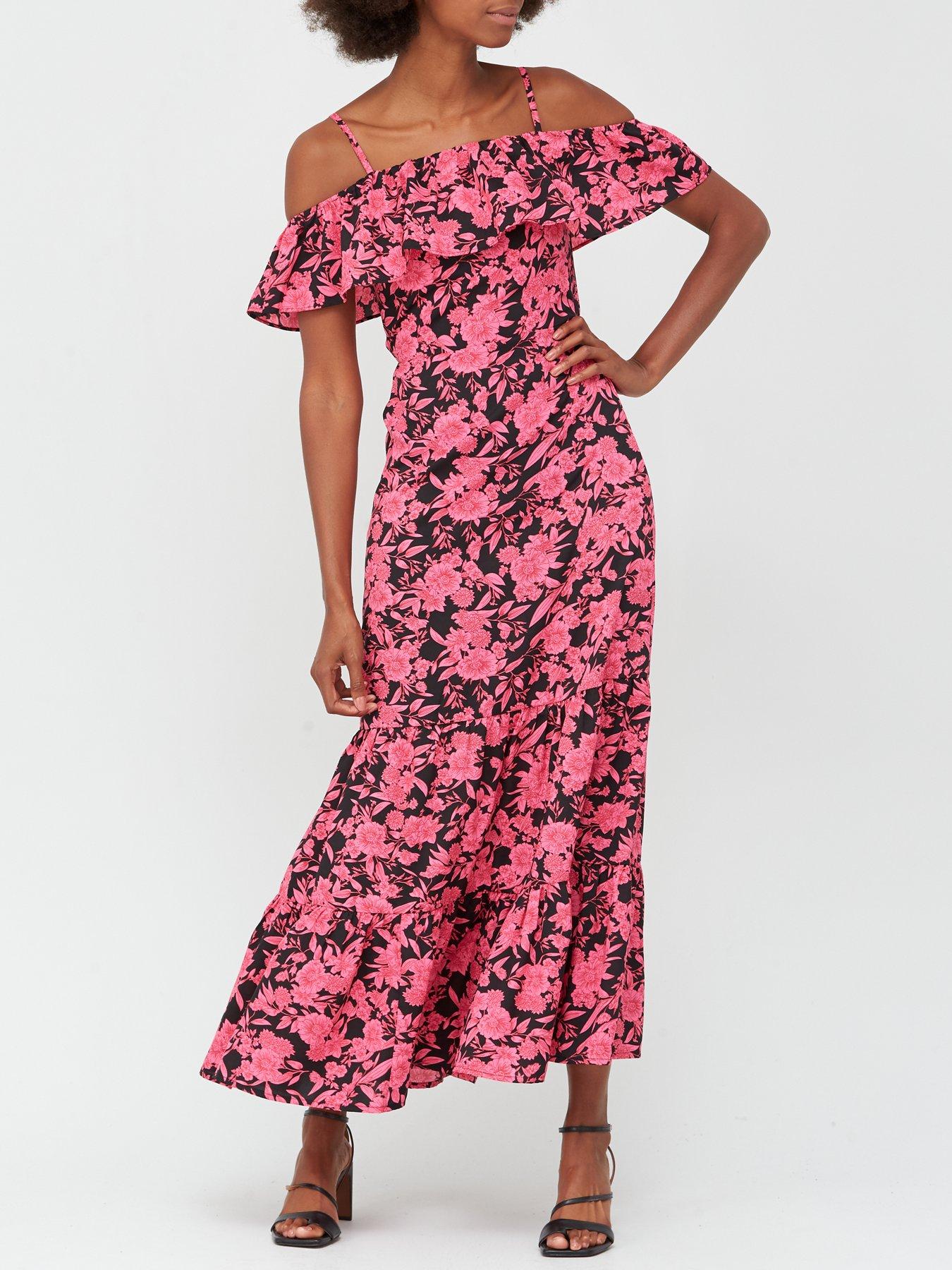 very floral maxi dress