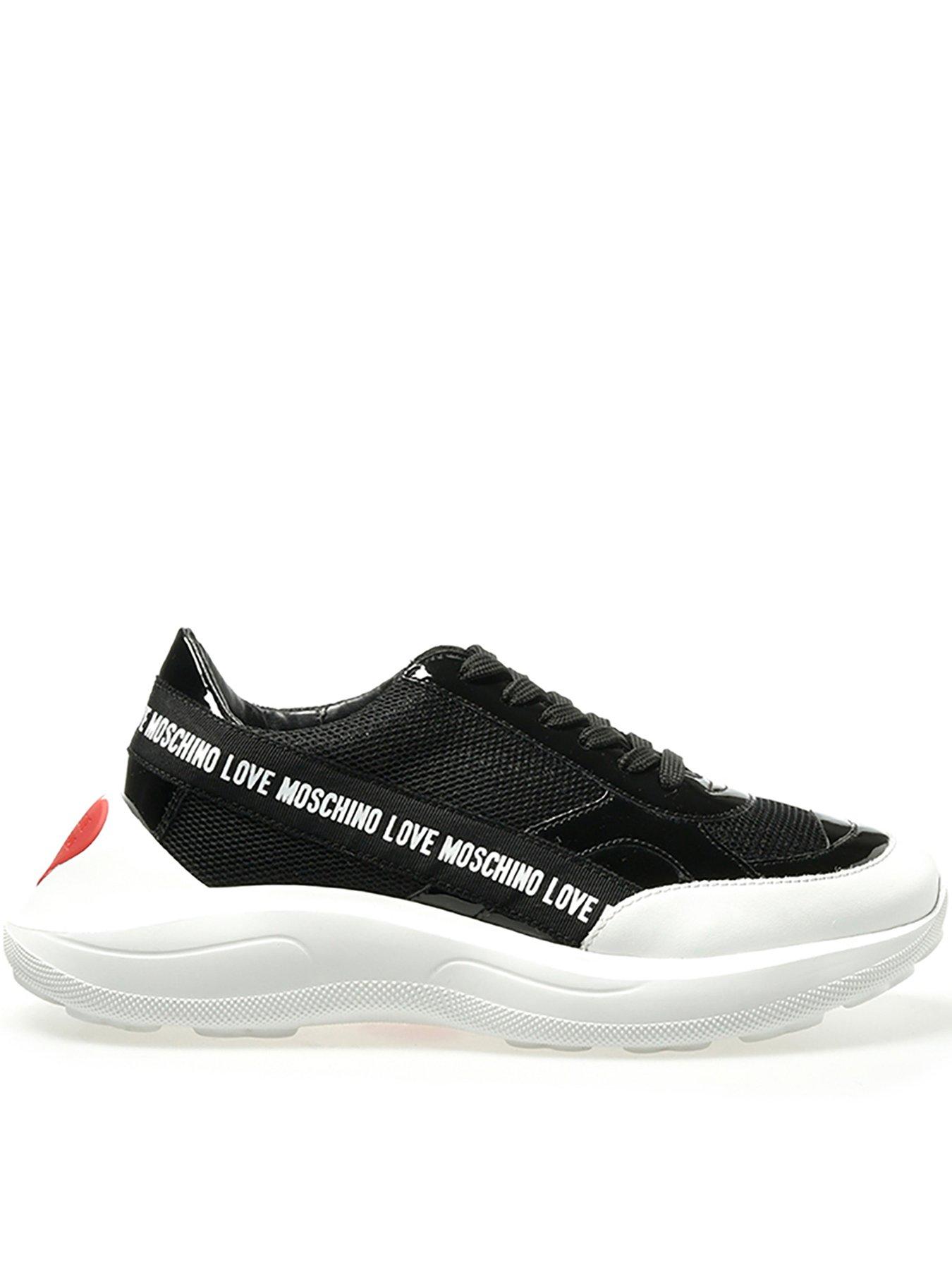 moschino black trainers