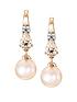 love-gem-9ct-rose-gold-pink-pearl-morganite-and-diamond-earringsfront
