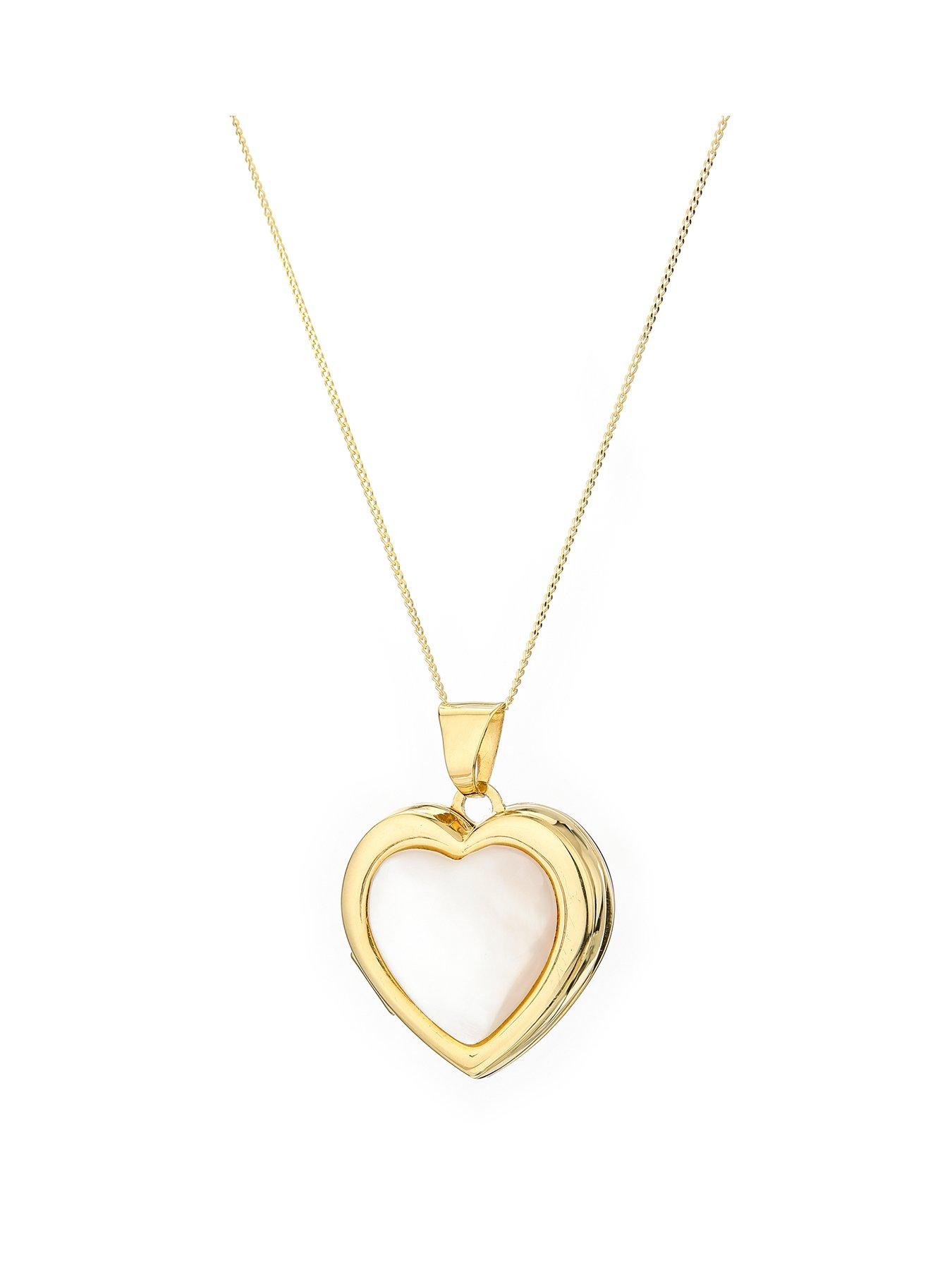 9ct Gold Pearl Pendant and Chain Made in UK Gift Boxed Necklace Birthday Gift 