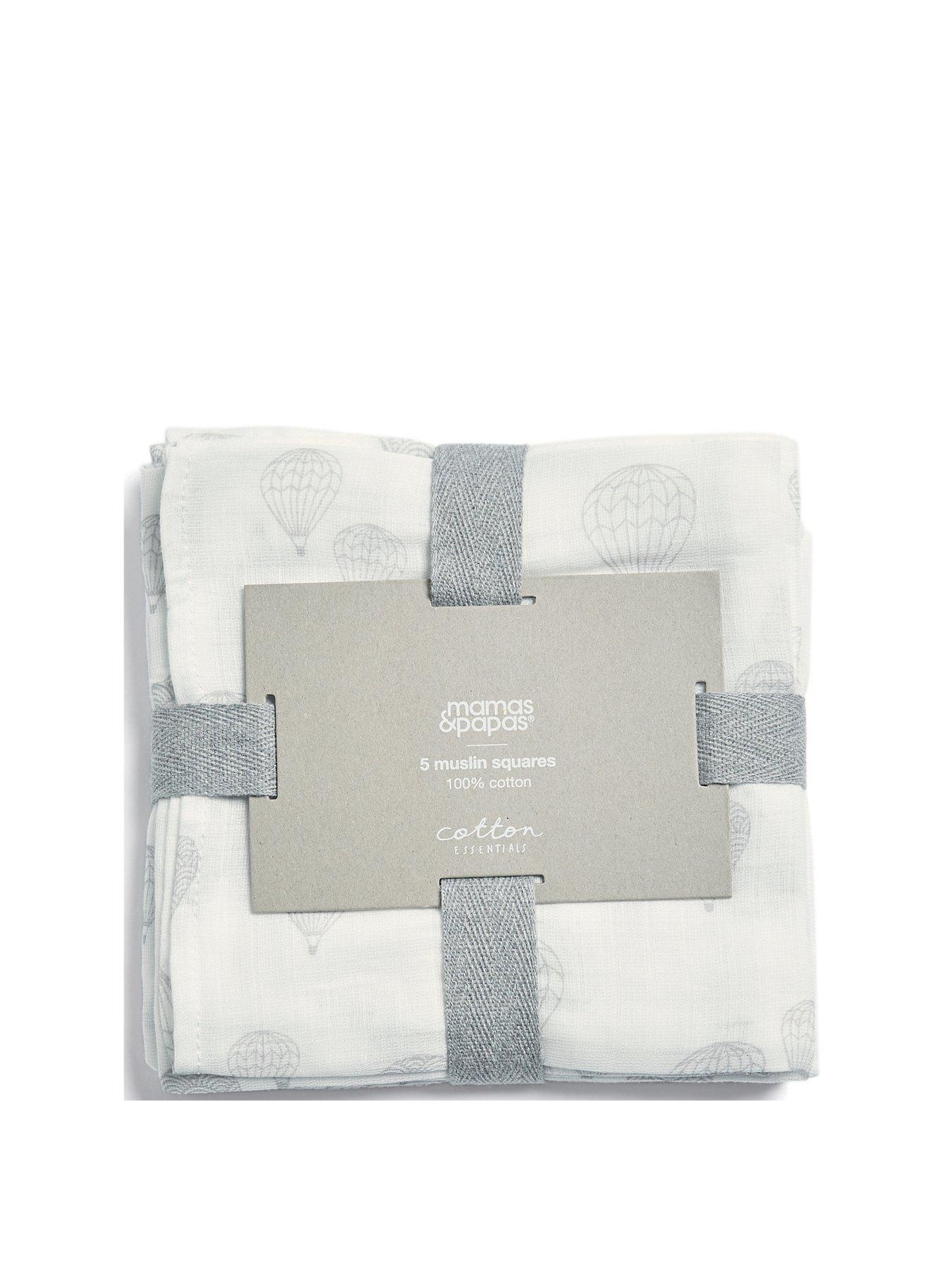 Mamas & Papas 5 Pack Muslin Squares - Balloon
