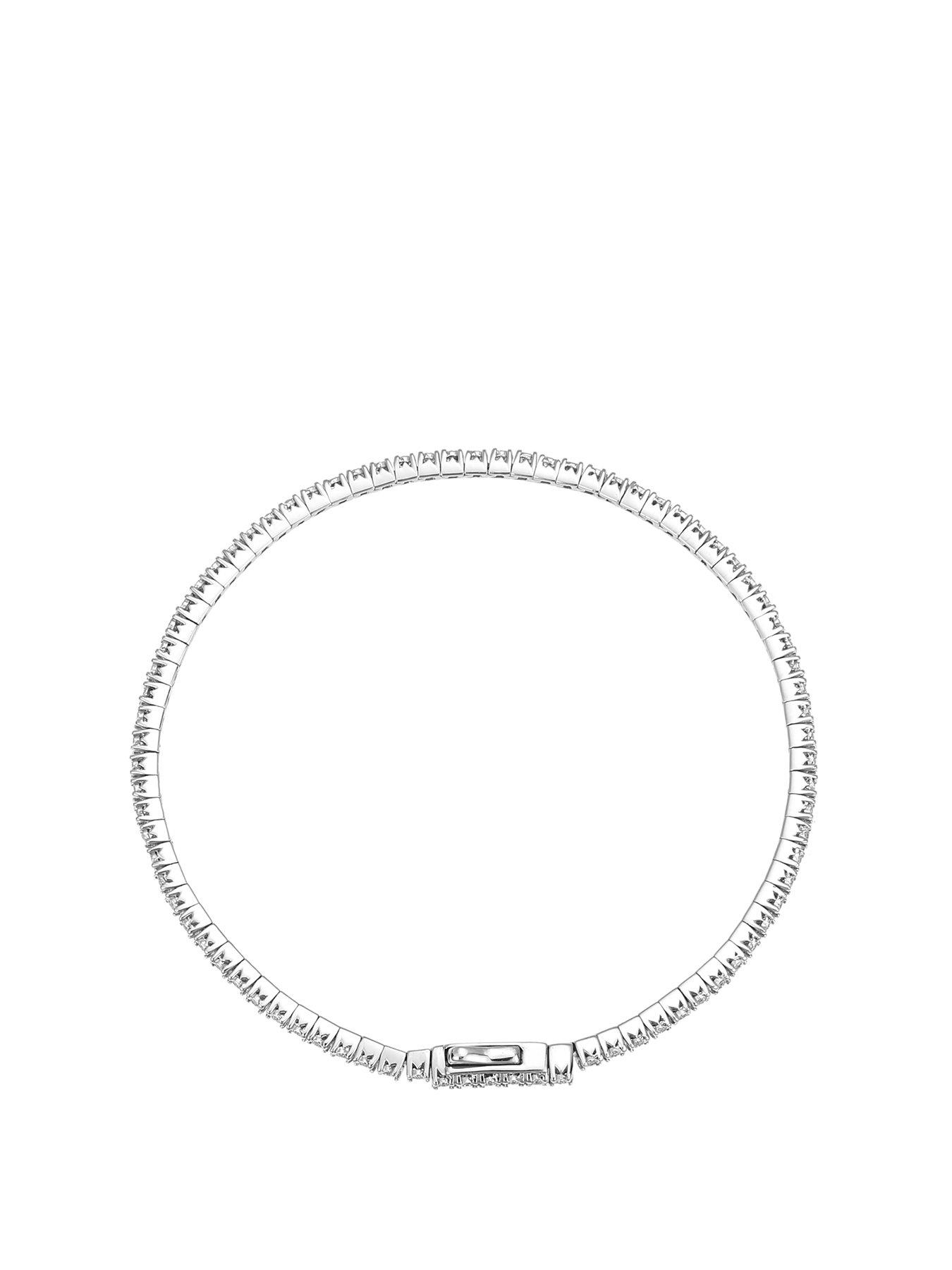 Love Diamond 9Ct White Gold 0.23Ct Diamond Tennis Bracelet review