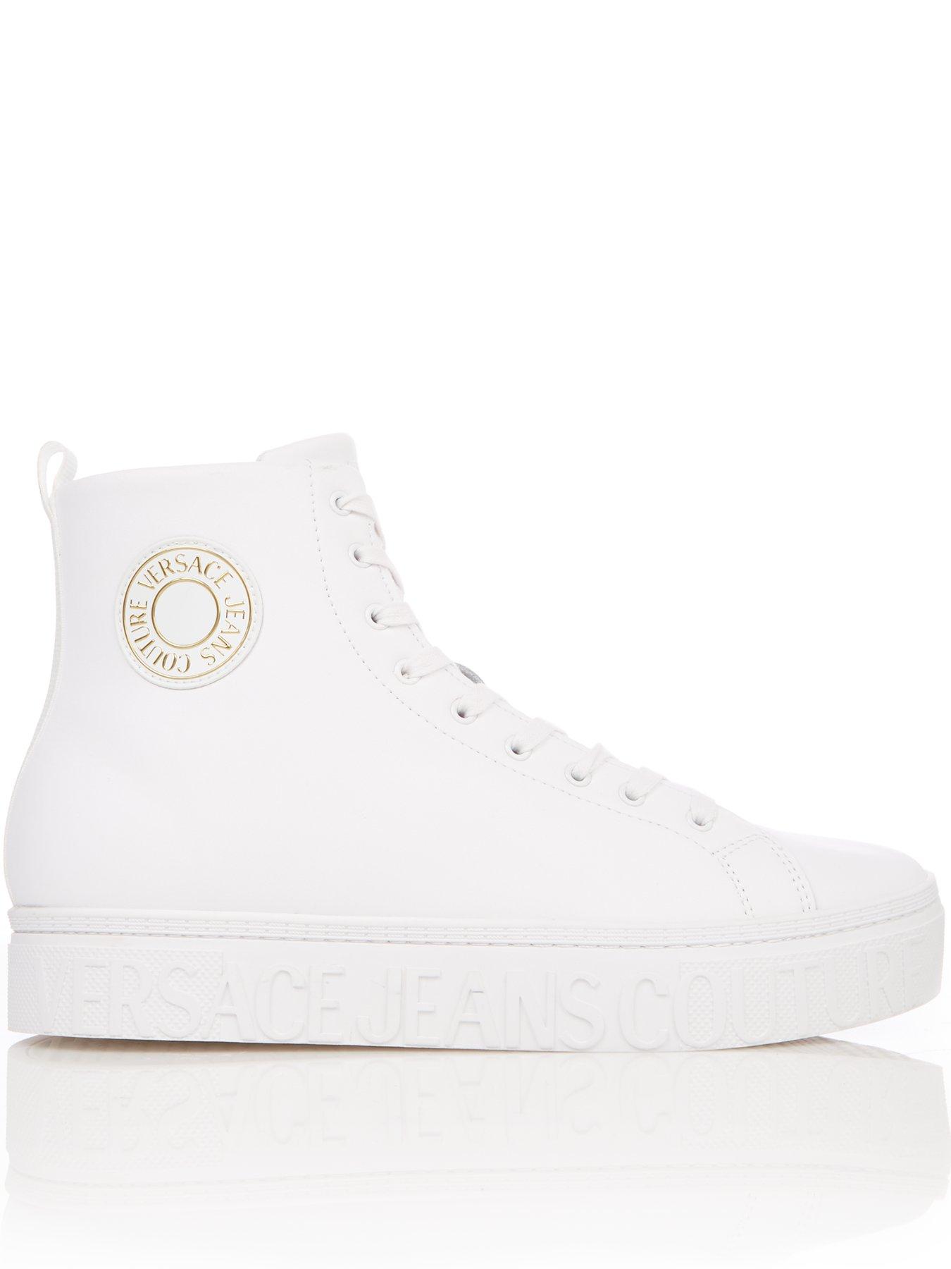 versace jeans high top trainers