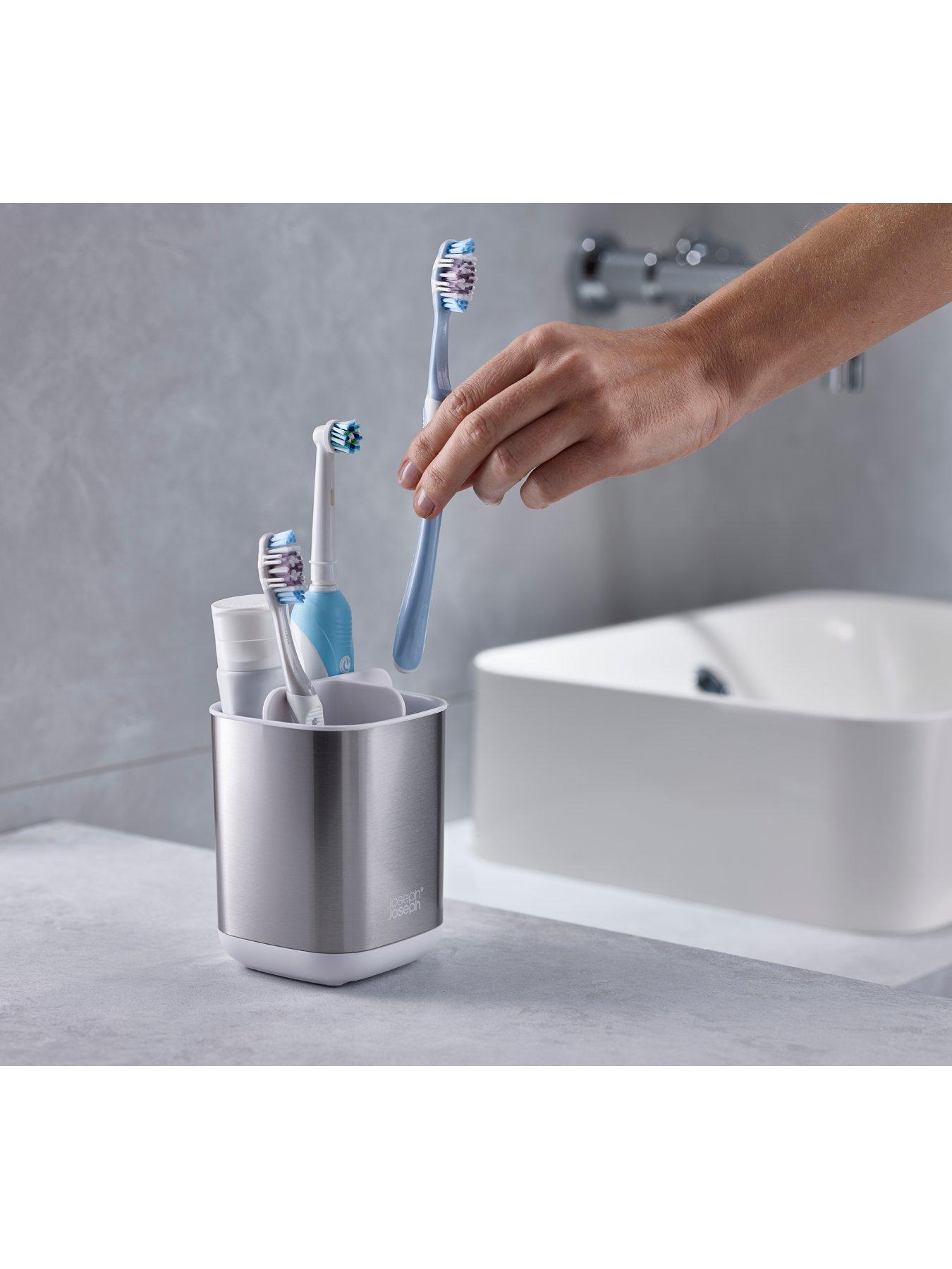 Image 4 of 5 of Joseph Joseph Easystore Steel Toothbrush Caddy
