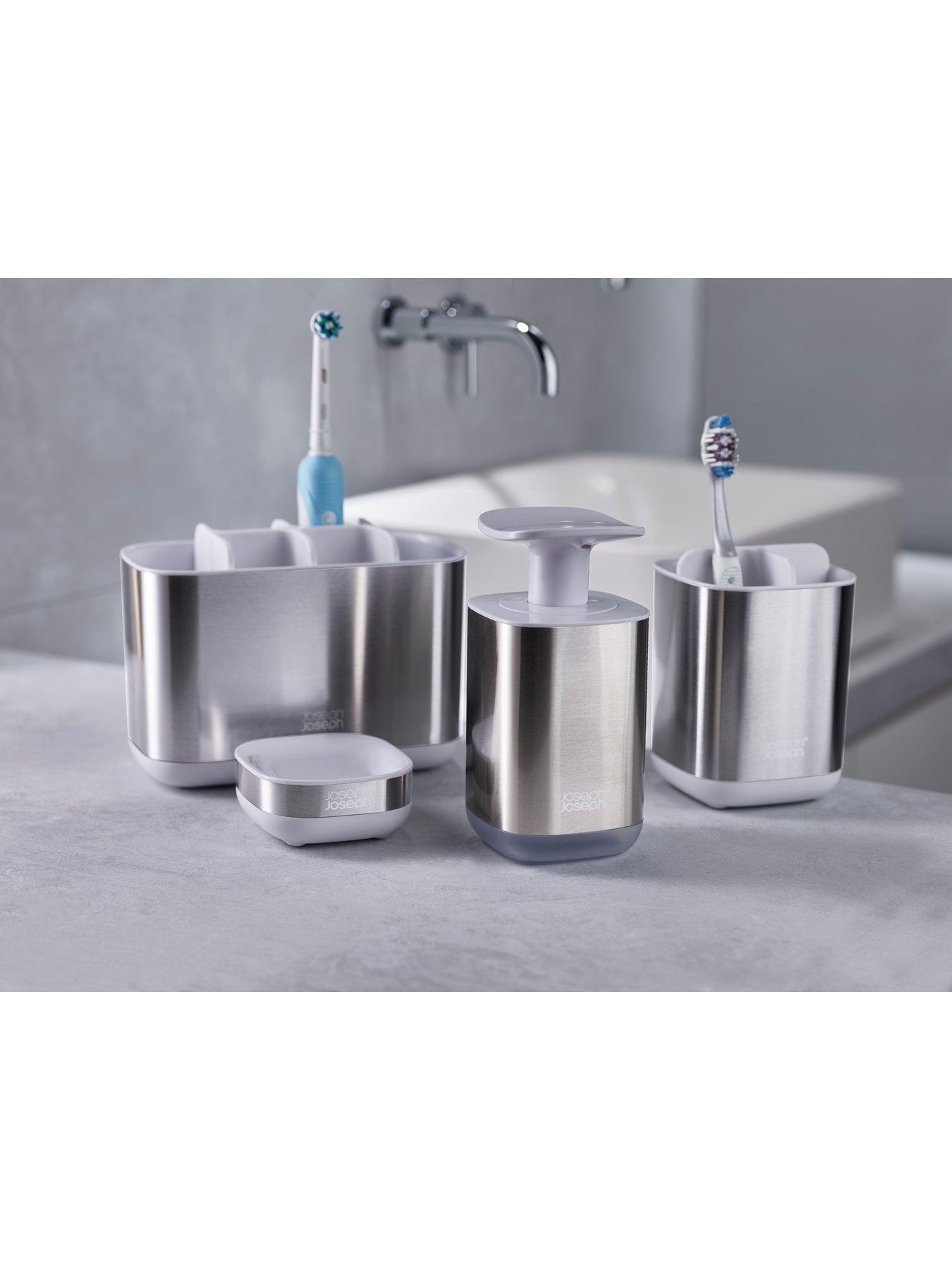 Image 5 of 5 of Joseph Joseph Easystore Steel Toothbrush Caddy