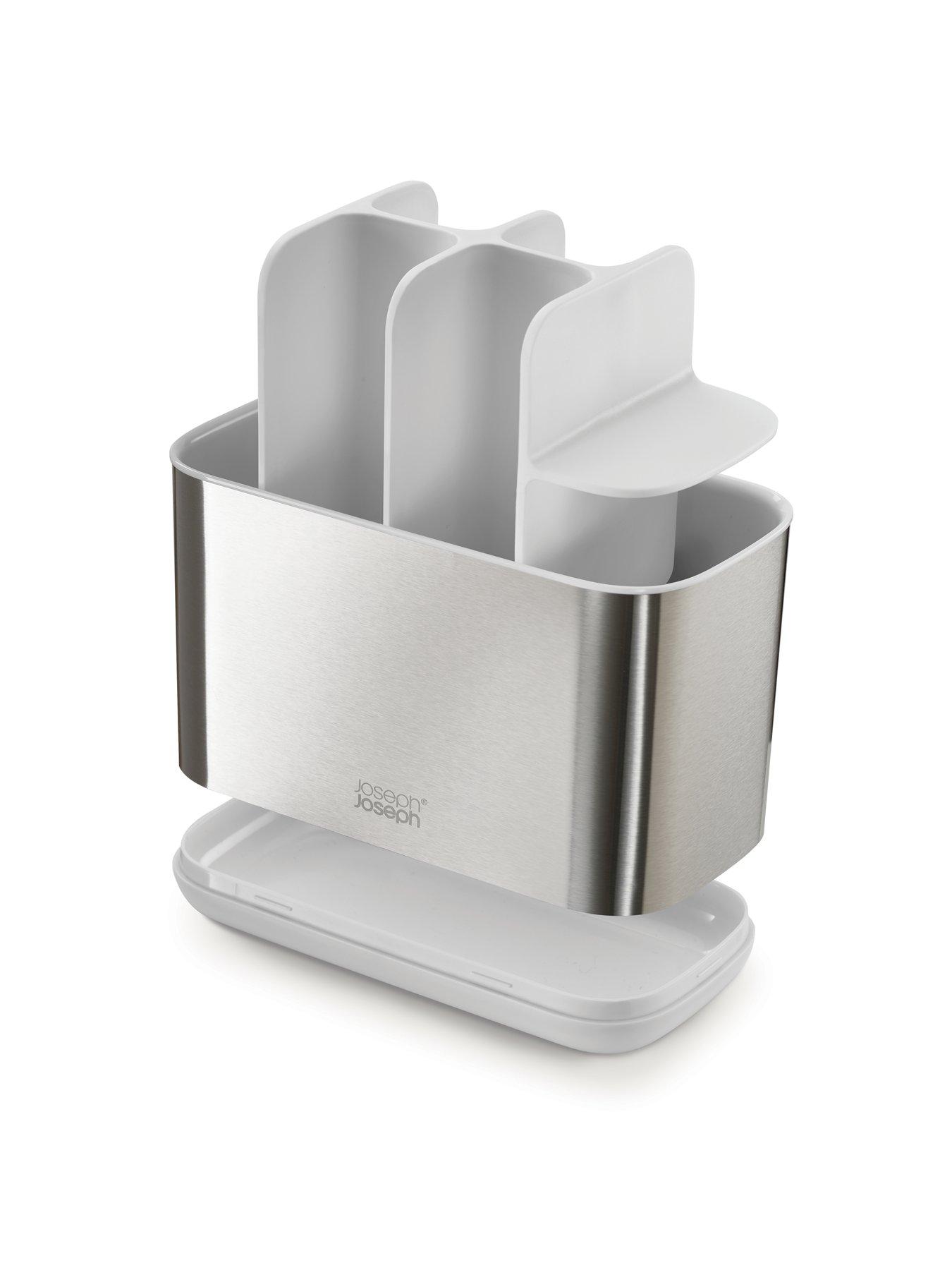 Image 2 of 6 of Joseph Joseph Easystore Steel Toothbrush Caddy Large