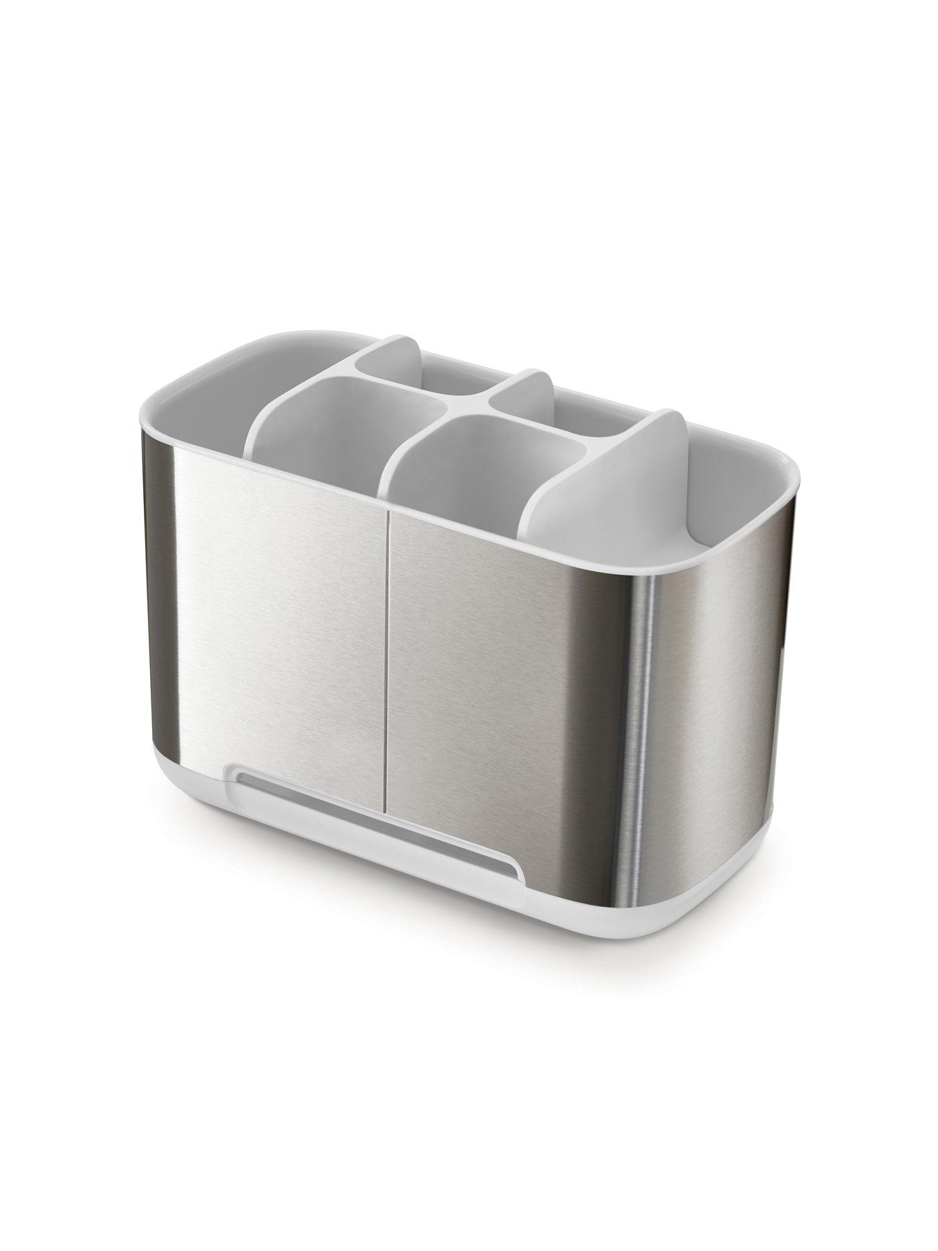 Image 3 of 6 of Joseph Joseph Easystore Steel Toothbrush Caddy Large