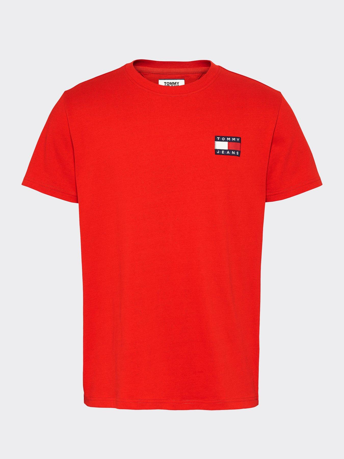tommy jeans t shirt red