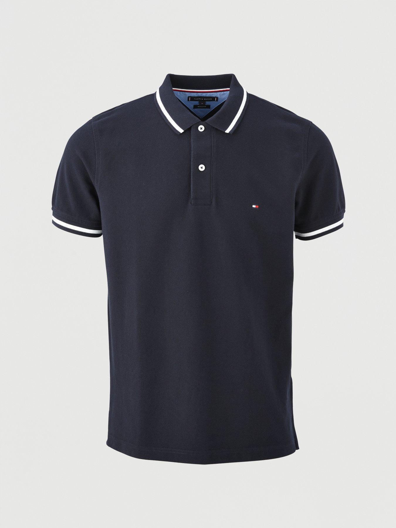 tommy hilfiger navy polo shirt