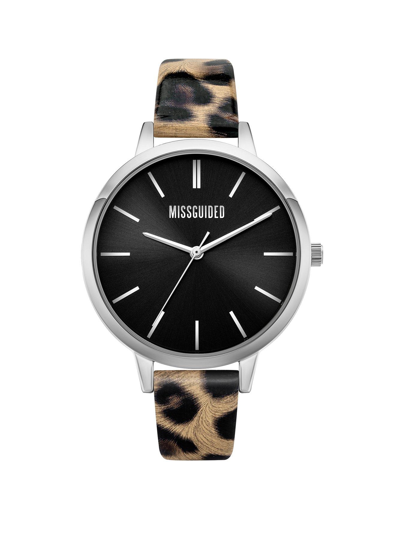 Missguided Missguided Leopard Printed Strap With Black Dial review