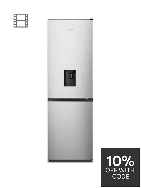 hisense-rb390n4wc1nbsp60cm-wide-total-no-frost-fridge-freezer-stainless-steel-look