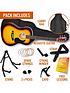  image of 3rd-avenue-full-size-44-acoustic-guitar-pack-for-beginners-6-months-free-lessons-sunburst