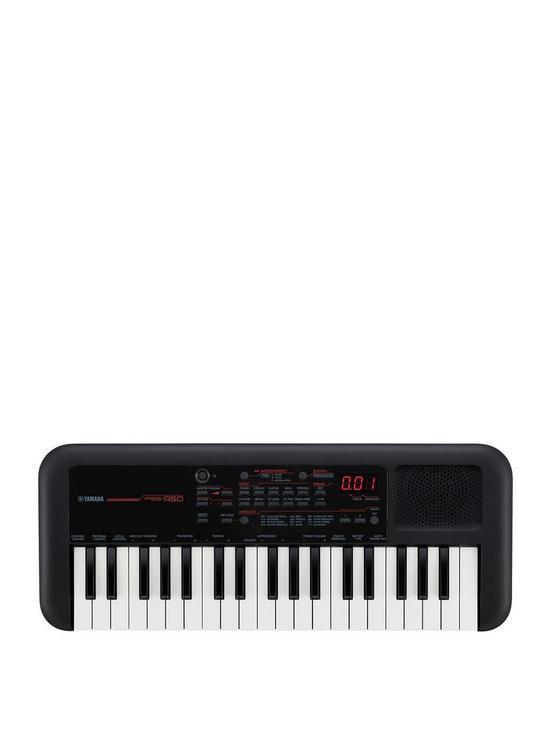 front image of yamaha-pss-a50-touch-sensitive-portable-keyboard