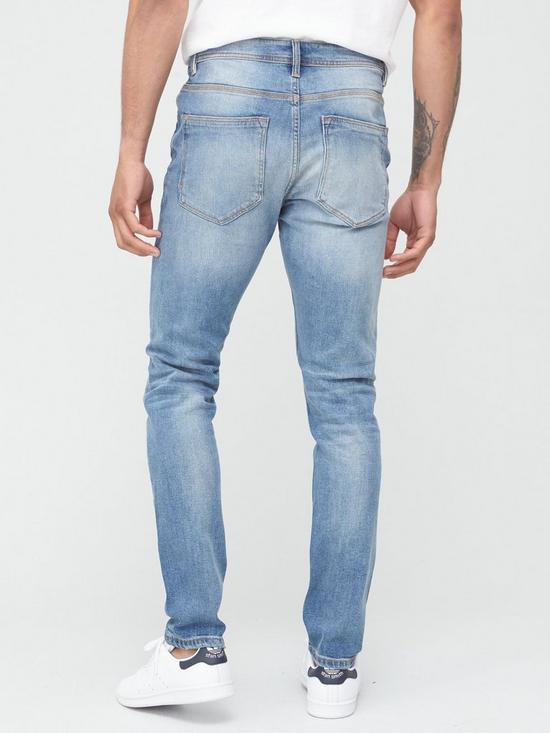 stillFront image of very-man-skinny-jeansnbspwith-stretch-vintage-mid-blue-wash