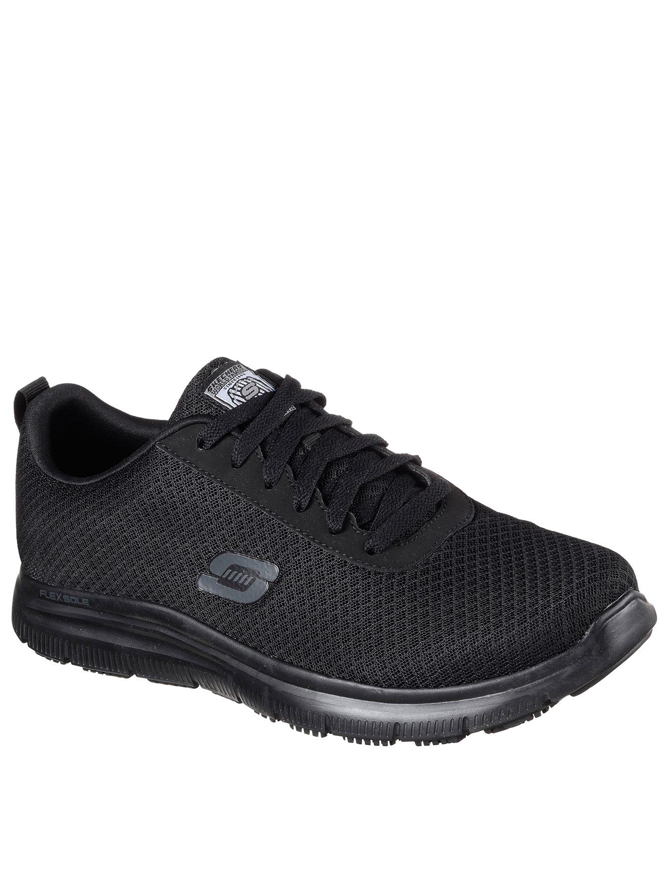 Skechers Safety Flex Advantage Trainers - Black