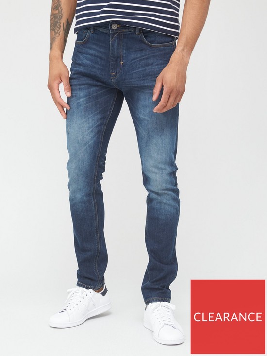 front image of very-man-skinny-jeansnbspwith-stretch--nbspdark-blue-wash