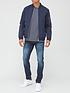  image of very-man-skinny-jeansnbspwith-stretch--nbspdark-blue-wash