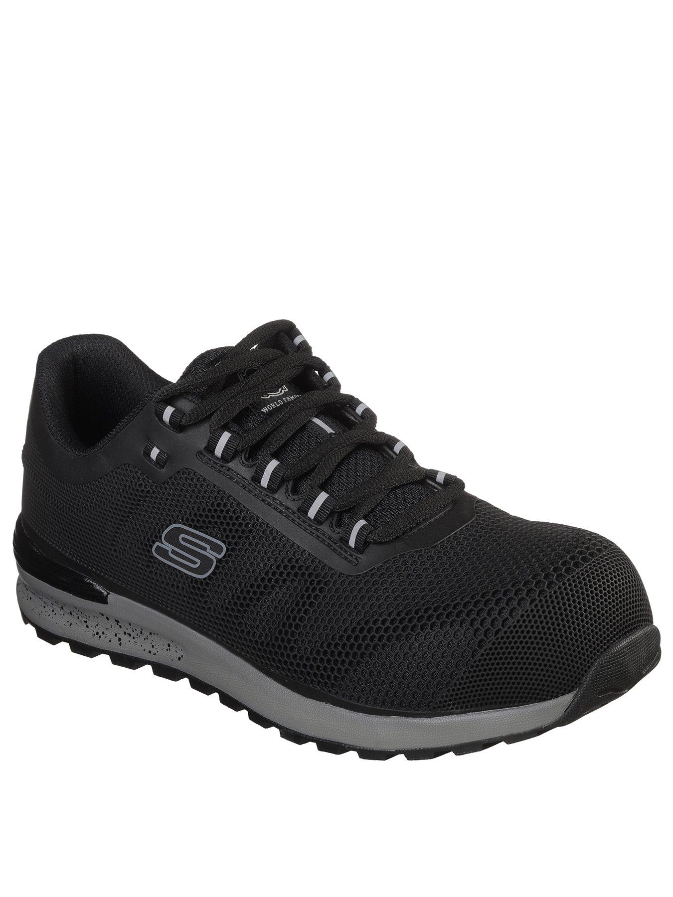 Skechers Safety Bulklin Shoes - Black | very.co.uk