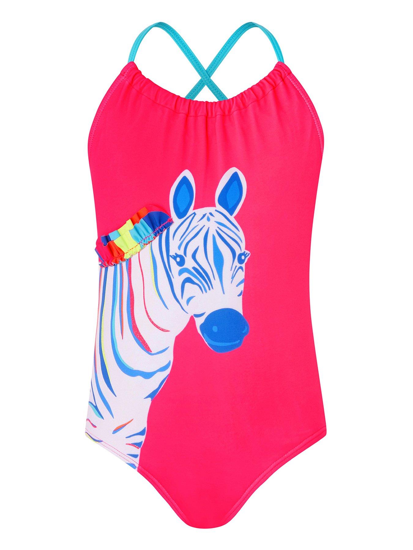 Accessorize Girls Recycled Zoe Zebra Swimsuit review