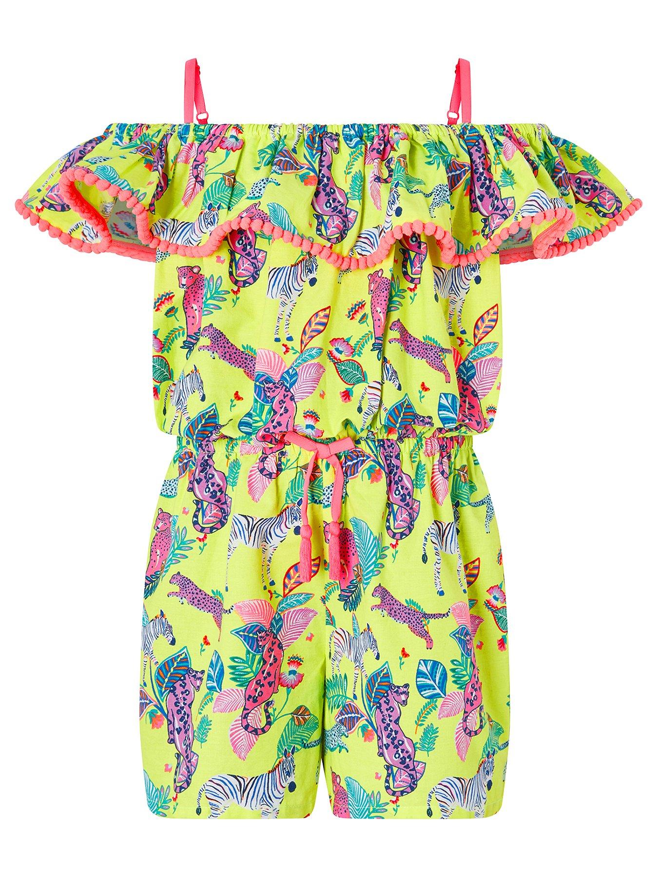 Accessorize Girls Bardot Wild Jungle Print Playsuit review