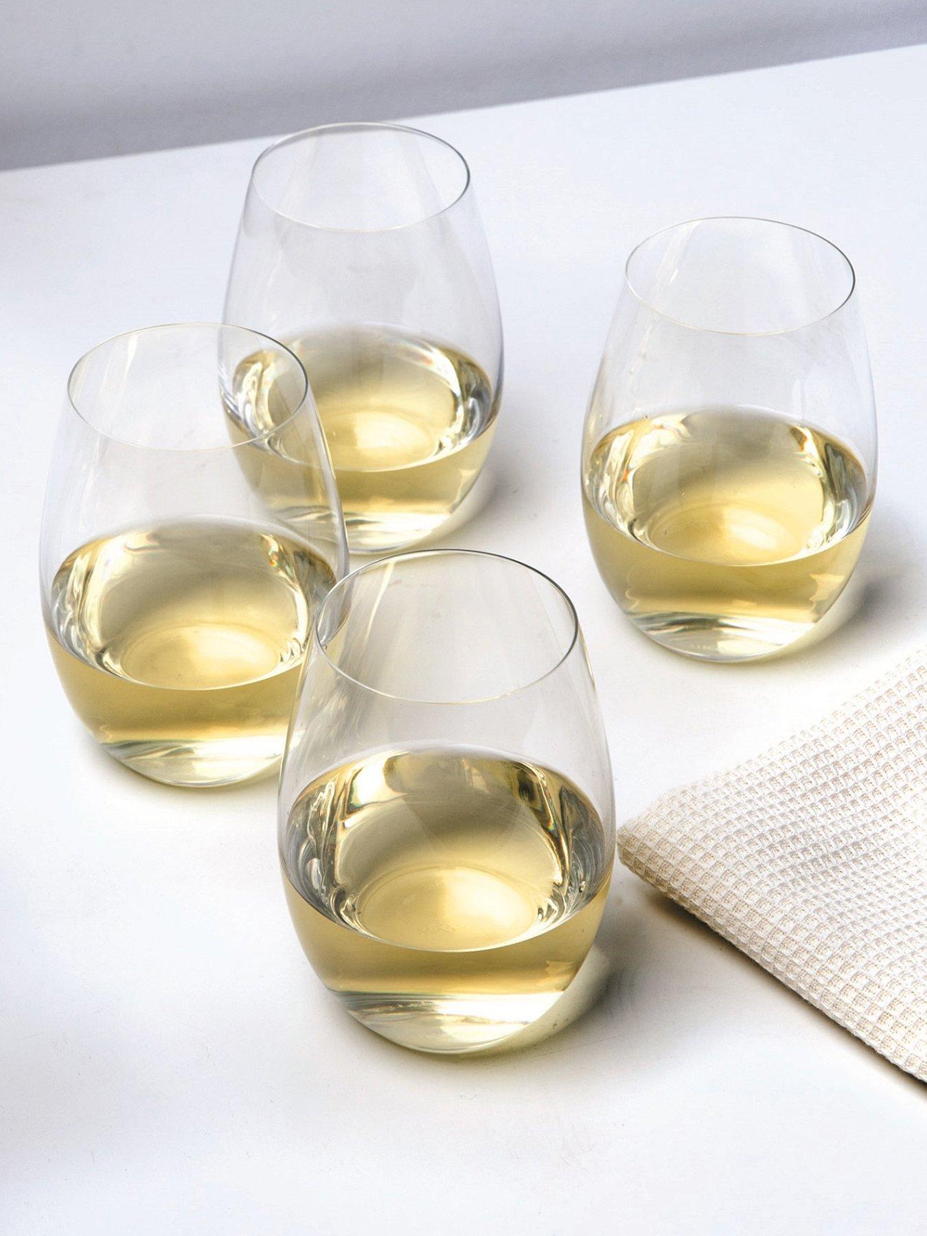 Mikasa Julie Set of 4 Stemless Wine Glasses