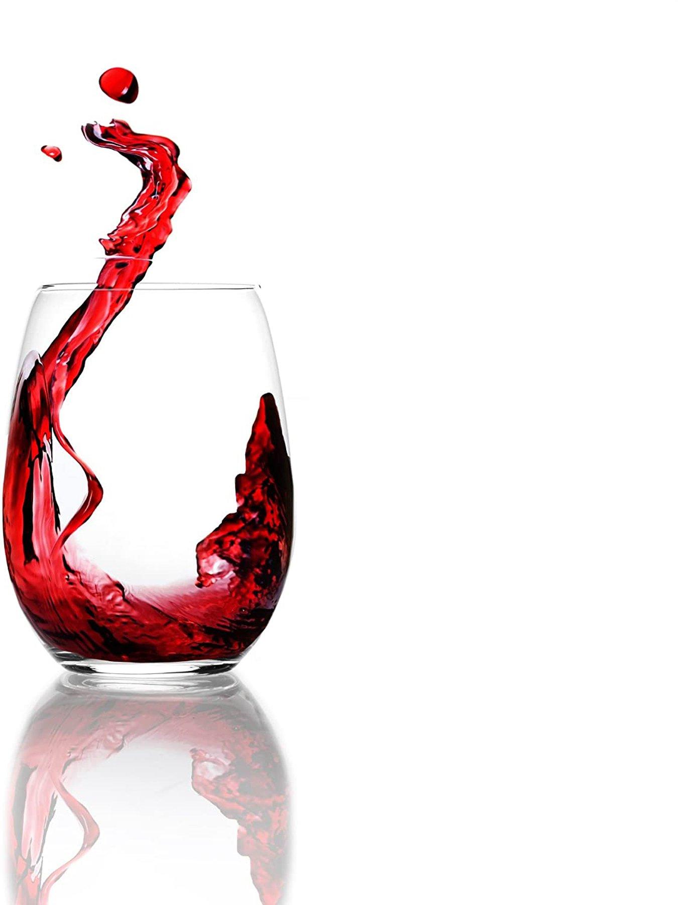 Image 5 of 6 of Mikasa Julie Stemless Wine Glasses &ndash; Set of 4