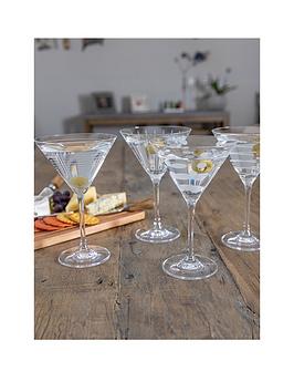 Product photograph of Mikasa Cheers Martini Glasses Ndash Set Of 4 from very.co.uk