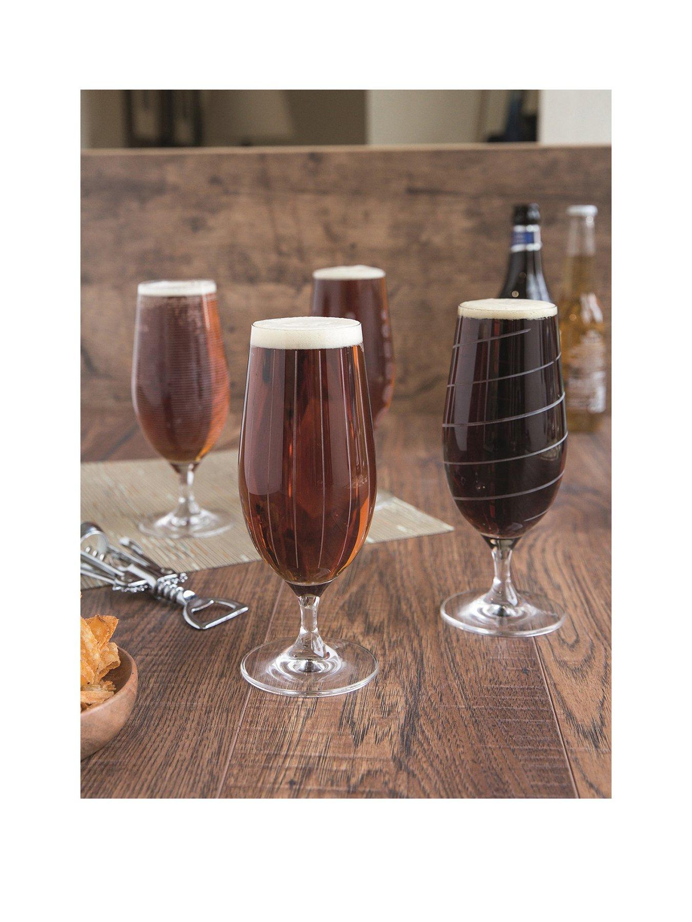 Product photograph of Cheers Craft Beer Glasses Ndash Set Of 4 from very.co.uk