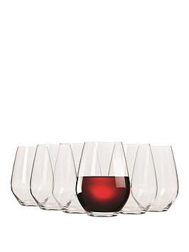 Product photograph of Maxwell Williams Vino Set Of 6 Stemless Red Wine Glasses from very.co.uk