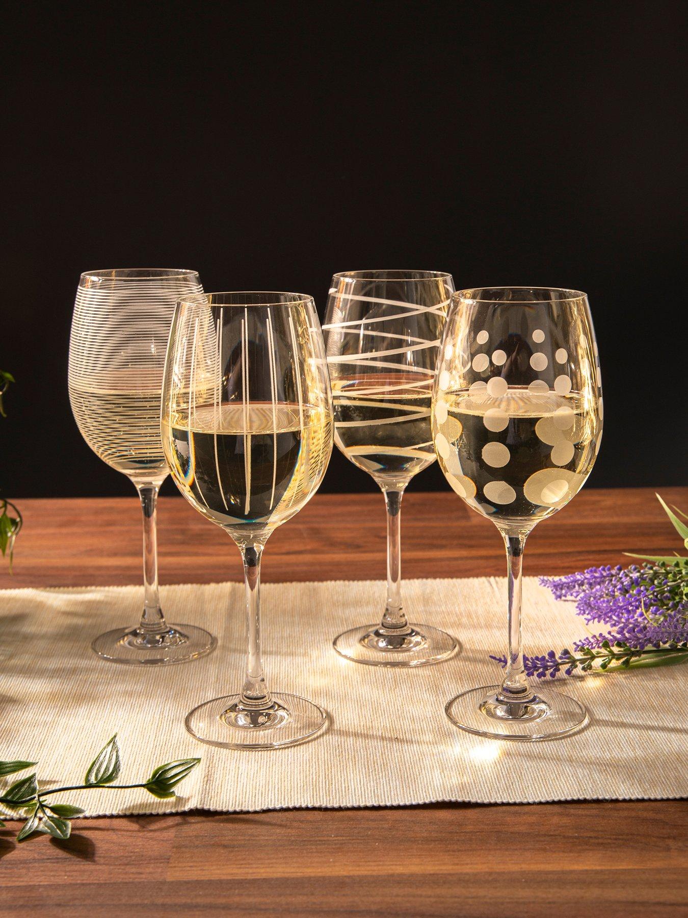undefined Cheers White Wine Glasses – Set of 4