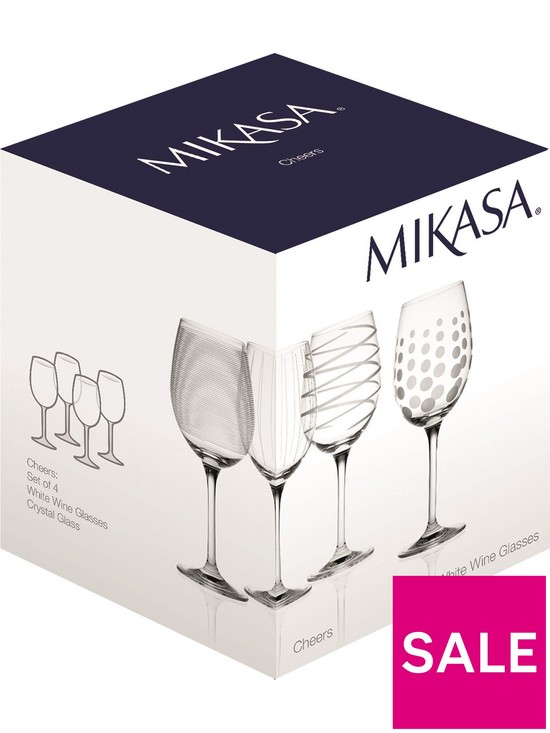 stillFront image of mikasa-cheers-white-wine-glasses-ndash-set-of-4